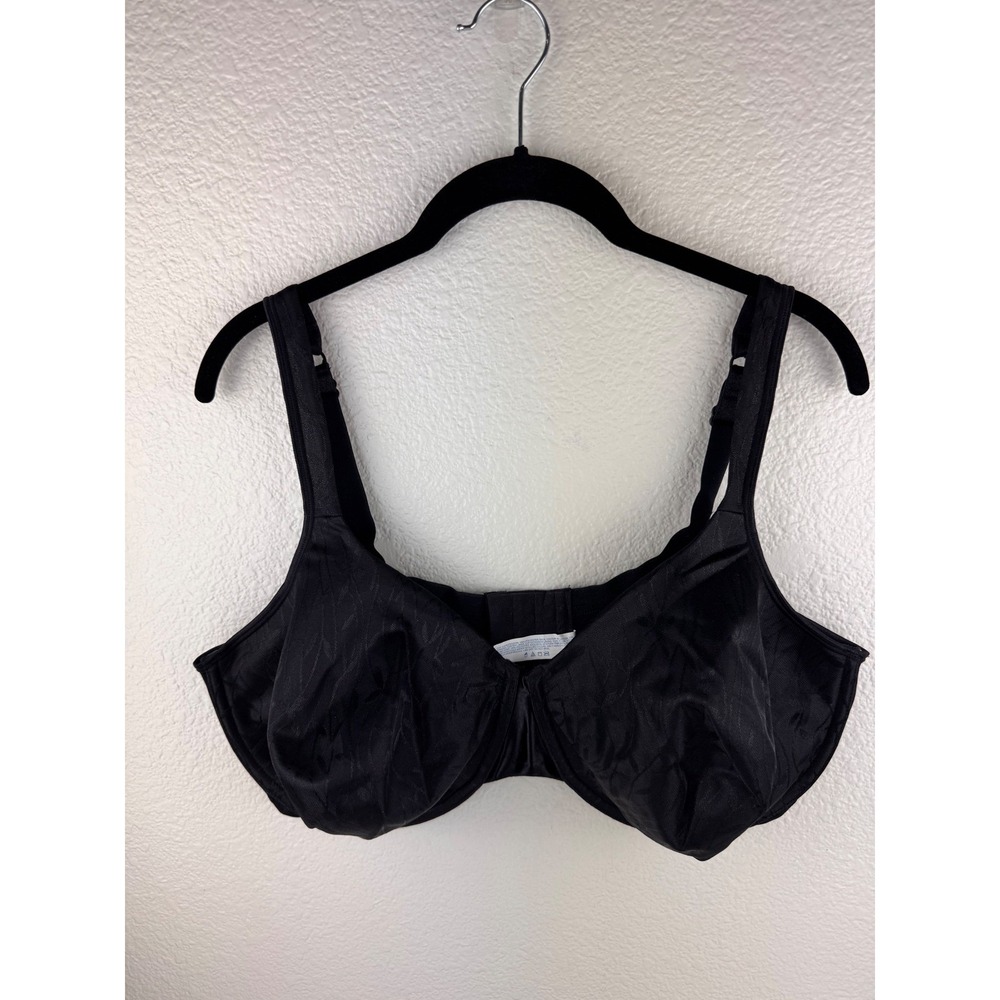 Playtex 18 Hour Comfort Strap Black Full Coverage Bra Size 40DD‎